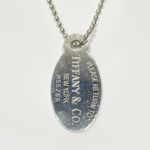 Return to tiffany on sale dog tag necklace