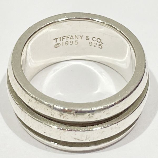 TIFFANY&amp;Co. Grooved Double Line No. 8 Ring Silver 925 Women's [Used B] 20231126