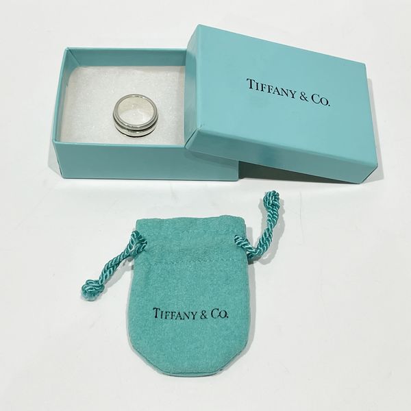 TIFFANY&amp;Co. Grooved Double Line No. 8 戒指 银色 925 女士 [二手 B] 20231126