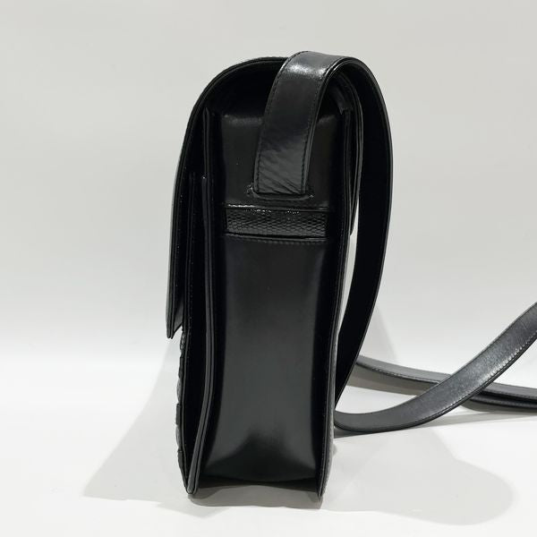GUCCI Old Flap Crossbody 001.109.1314 Vintage Shoulder Bag Leather Women's [Used AB] 20231126