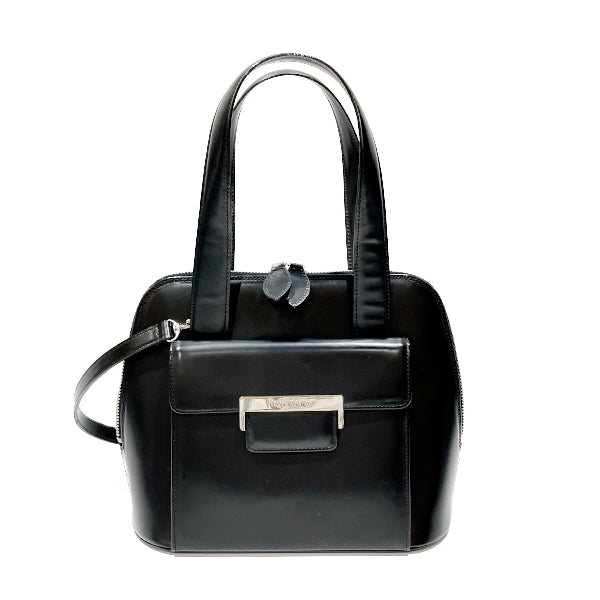 YVES SAINT LAURENT Logo 2WAY Vintage Handbag Leather Women's [Used AB] 20231126