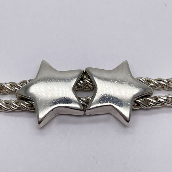 TIFFANY&amp;Co. 双绳星星扭纹手链 银色 925 女士 [二手 B] 20231128
