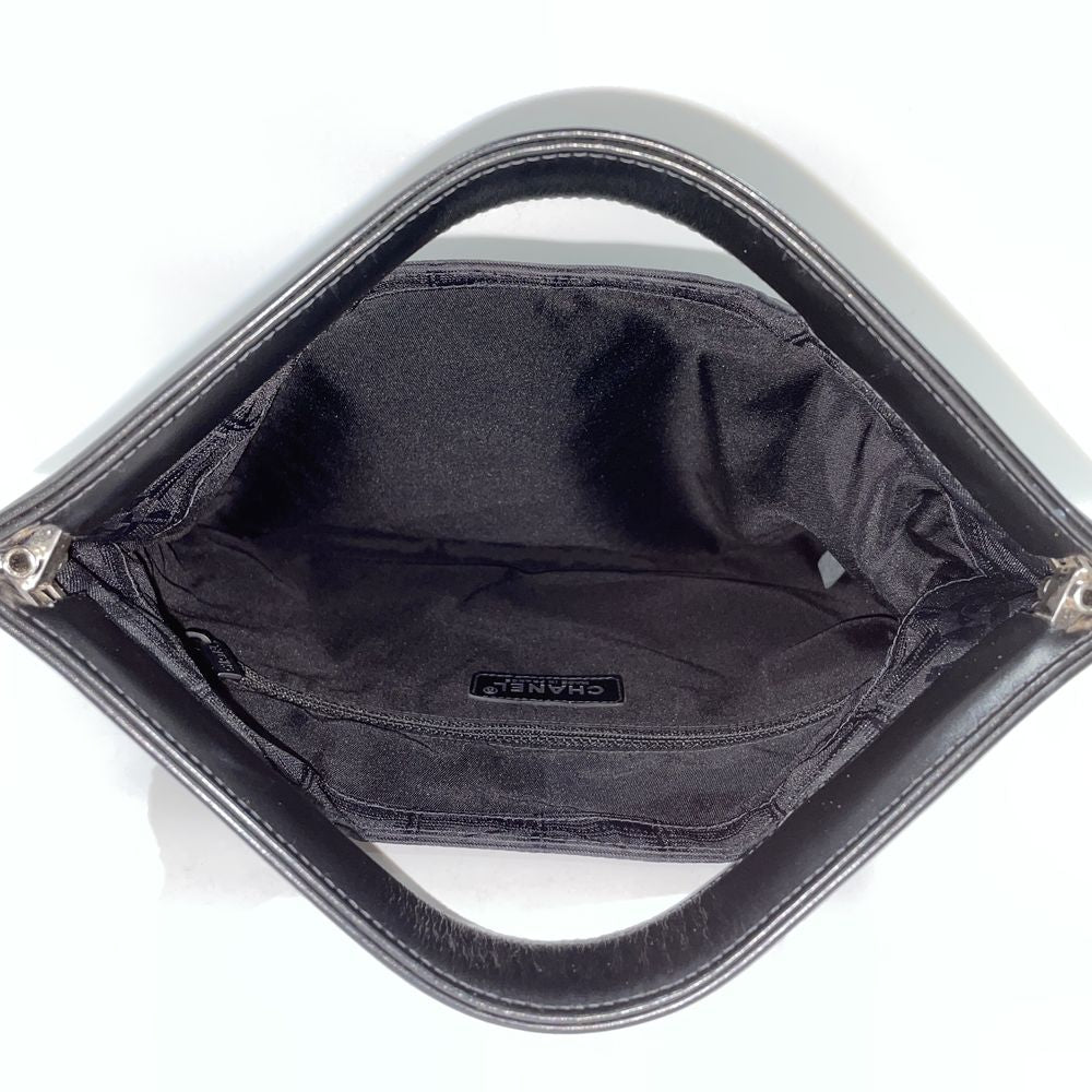 CHANEL [Rare] New Travel Line Logo Handle Handle 2WAY Handbag Canvas/Leather Women's [Used AB] 20231223