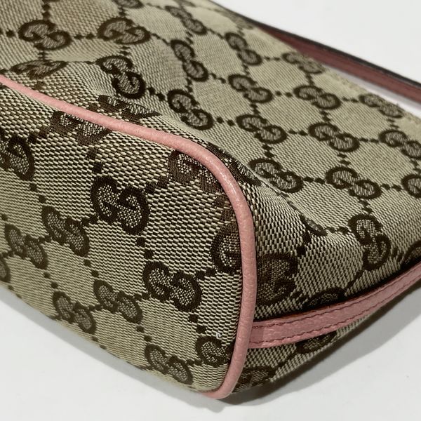 中古AB/使用感小】GUCCI グッチ ロゴ ミニ ハンドバッグ レディース