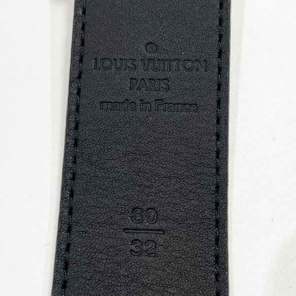 LOUIS VUITTON(ルイ・ヴィトン) ベルト バックル サンチュール キャレ 80㎝ ダミエ M9881W シルバー金具 07年製 【中古A】