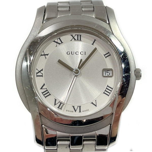 GUCCI G Class Date Quartz 5500M Watch Stainless Steel Men's [Used B] 20231201