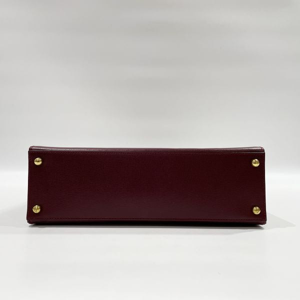 CARTIER Mustline Turnlock Vintage Handbag Leather Women's [Used A] 20231202