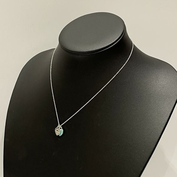 中古AB/使用感小】TIFFANY&Co. ティファニー リターントゥティファニー ダブルハートタグ ミニ シルバー925 レディース ネックレス 20443591