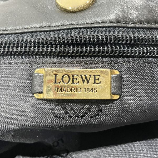 LOEWE Anagram Drawstring Vintage Handbag Leather Women's [Used AB] 20231209