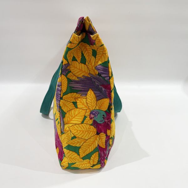 HERMES Bird Flower Vintage Tote Bag Cotton [Used B] 20231202