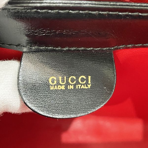 中古B/標準】GUCCI グッチ ヴィンテージ バンブー ターンロック 2WAY 