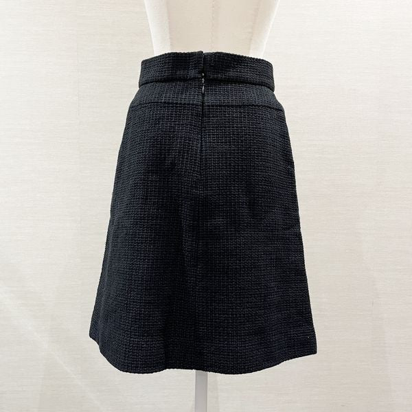 CHANEL ツイード スカート ココマーク ボタンサイズ36