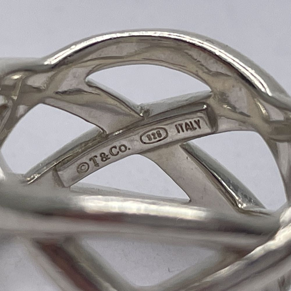TIFFANY&amp;Co. [Rare] Celtic Knot No. 8.5 Ring Silver 925 Women's [Used B] 20231226