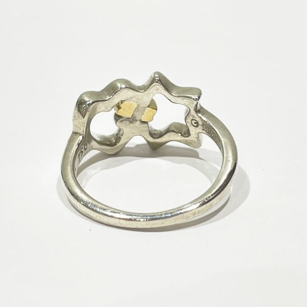 TIFFANY&amp;Co. Heart Star Combi Vintage No. 9 Ring Silver 925/K18 Yellow Gold Women's [Used B] 20231219
