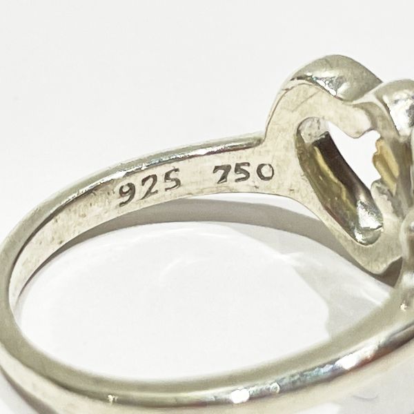 TIFFANY&amp;Co. Heart Star Combi Vintage No. 9 Ring Silver 925/K18 Yellow Gold Women's [Used B] 20231219