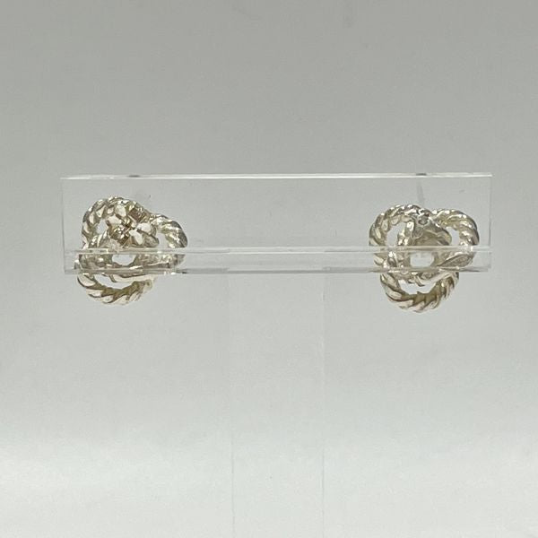 TIFFANY&amp;Co. Twist knot *No catch on one side Vintage earrings Silver 925 Women's [Used B] 20231226