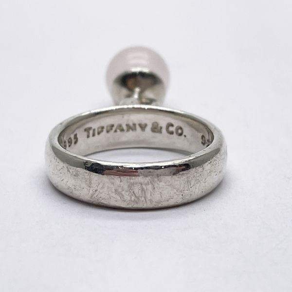 TIFFANY&amp;Co. Dangle Rose Quartz Size 8.5 Ring Silver 925 Women's [Used B] 20231215