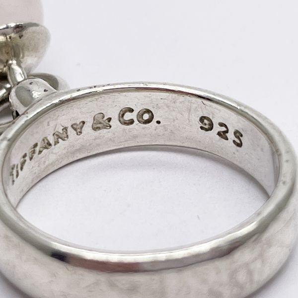 TIFFANY&Co.(ティファニー) ダングル ローズクォーツ 8.5号 リング・指輪 シルバー925 レディース【中古B】20231215