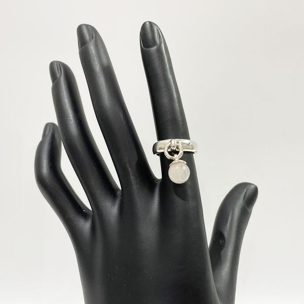 TIFFANY&amp;Co. Dangle Rose Quartz Size 8.5 Ring Silver 925 Women's [Used B] 20231215