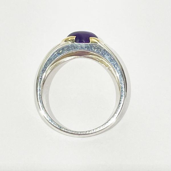 TIFFANY&amp;Co. Amethyst Combi Vintage No. 13 Ring Silver 925/K18 Yellow Gold Women's [Used AB] 20231219