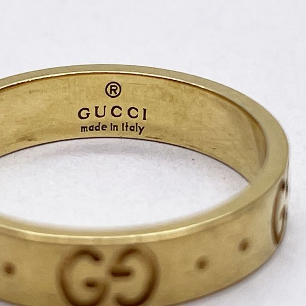 中古B/標準】GUCCI グッチ アイコン K18YG レディース リング・指輪 