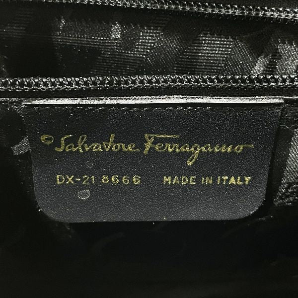 Salvatore Ferragamo(サルヴァトーレフェラガモ) ガンチーニ 2WAY DX-21 8666 リュック・デイパック レザー レディース【中古B】20231216