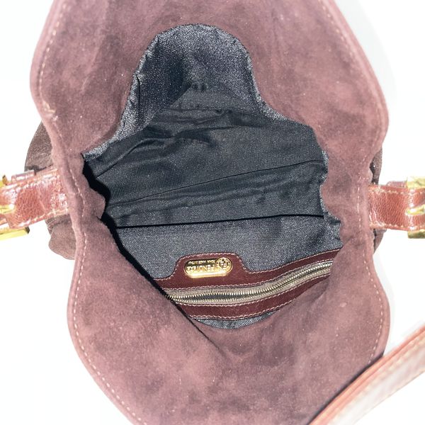FENDI Mamma Bucket One Shoulder Shoulder Bag Suede/Leather Women's [Used AB] 20231209