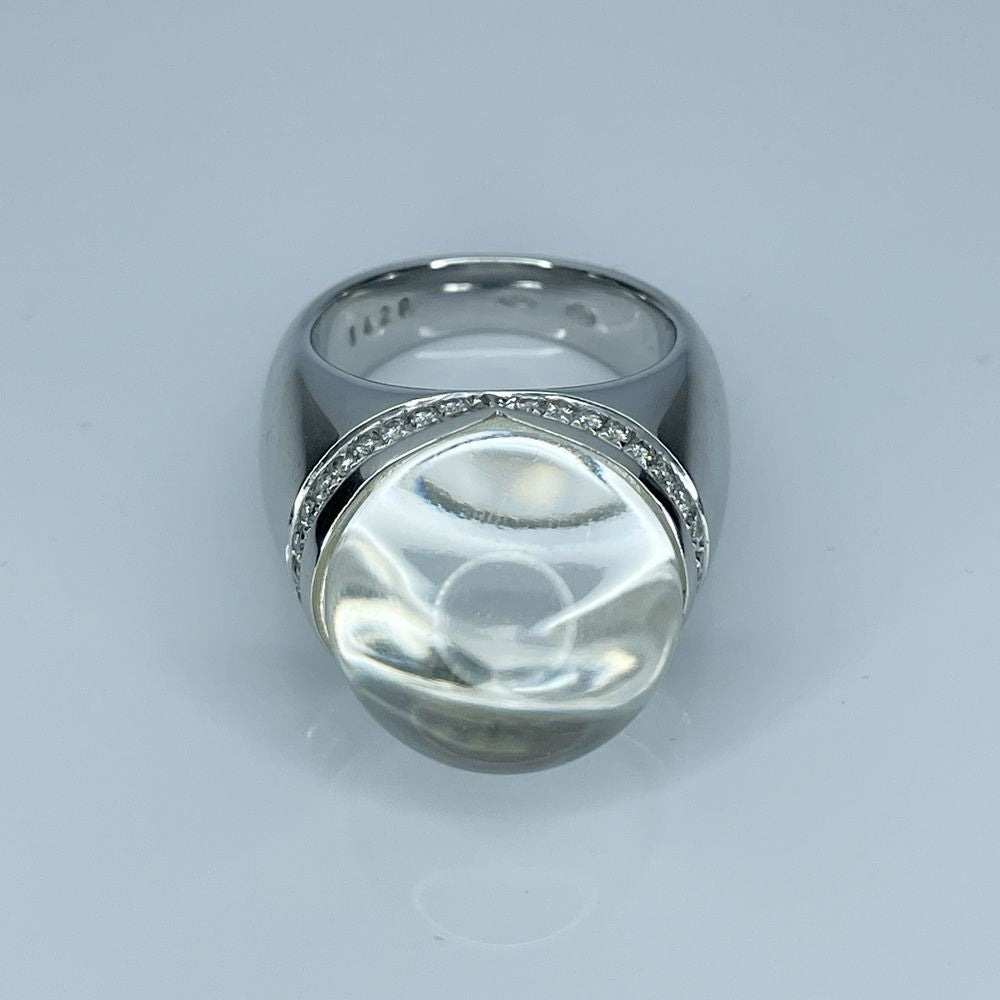 MAUBOUSSIN Quartz No. 11 Ring K18 White Gold/Diamond Women's [Used AB] 20240216