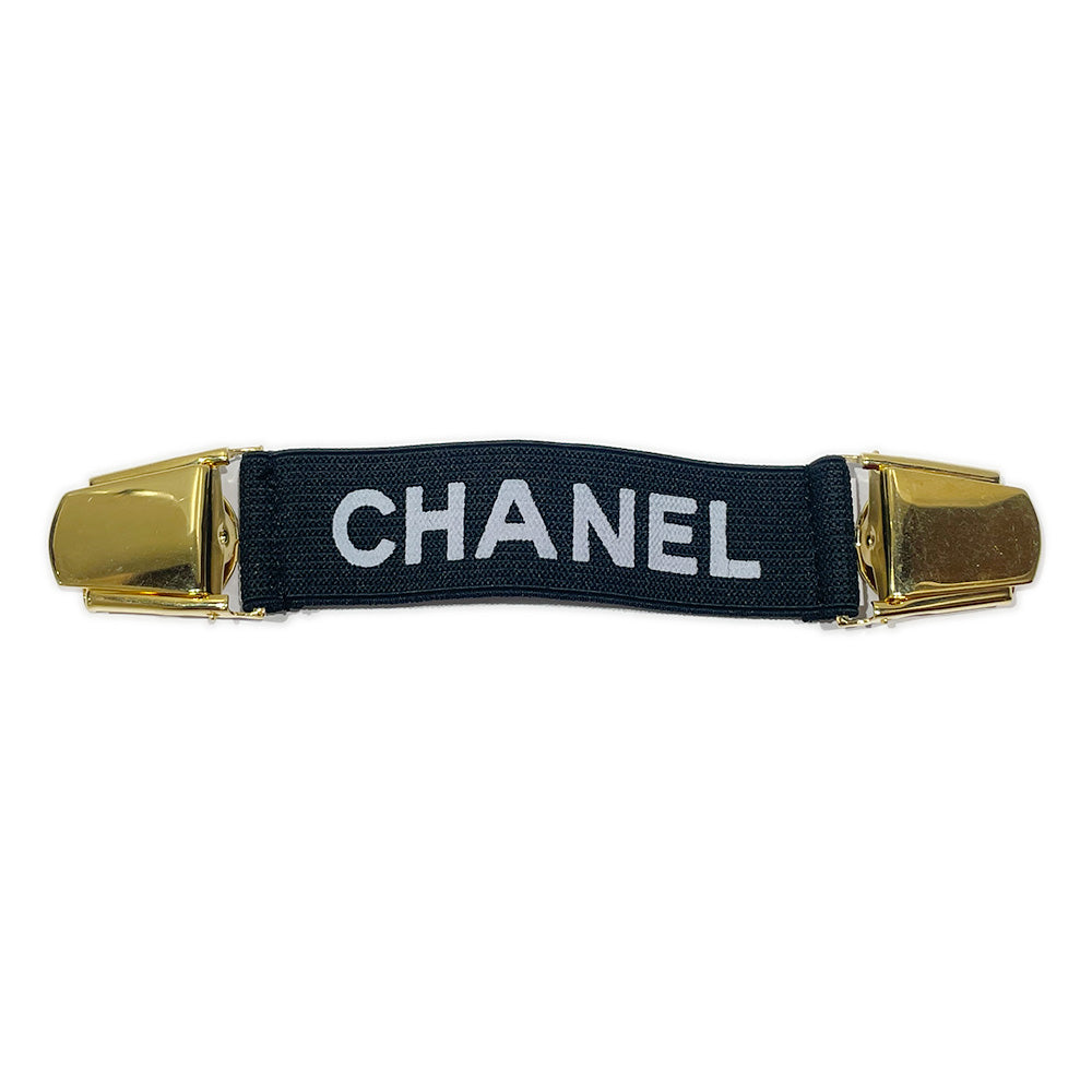 CHANEL Logo Armband Vintage Other Fashion Goods Rubber/GP Ladies [Used AB] 20231217