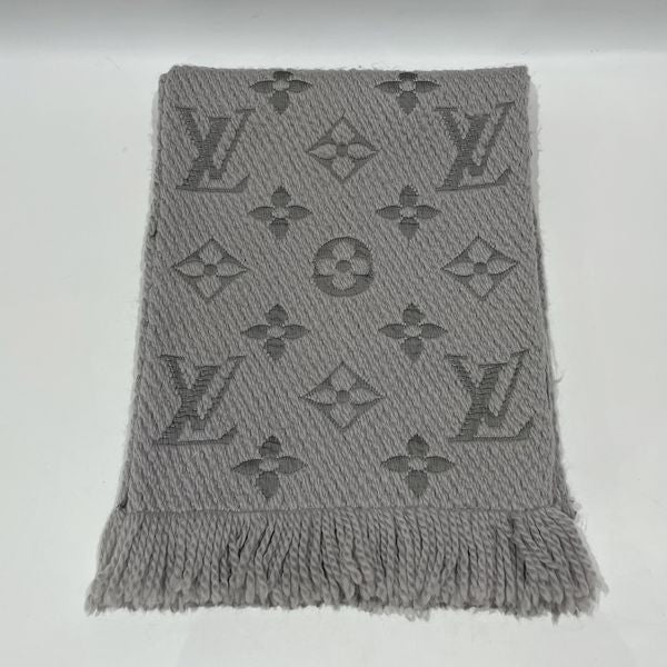 LOUIS VUITTON Escharpe Logomania Fringe M74742 Muffler Wool/Silk Women's [Used B] 20231217