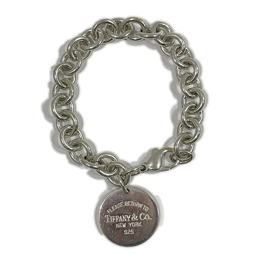 TIFFANY &amp; Co. Return Toe Tiffany Round Tag Bracelet Silver 925 Women's [Used B] 20231222