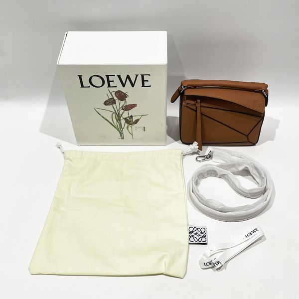 中古A/美品】LOEWE ロエベ パズルバッグ PUZZLE MINI BAG ミニ 2WAY ...