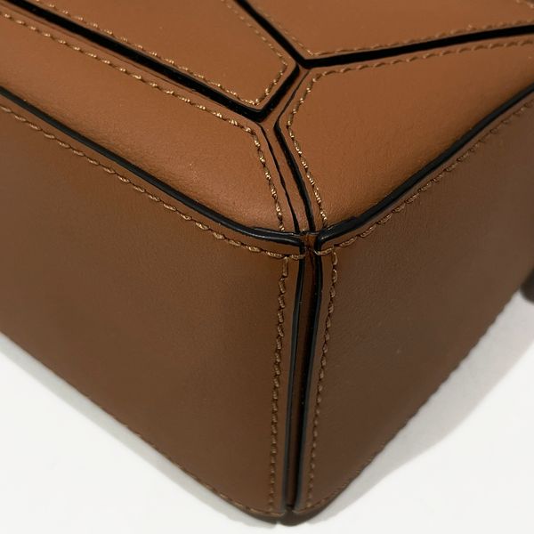LOEWE Puzzle Bag PUZZLE MINI BAG Mini 2WAY Handbag Leather Women's [Used A] 20231216