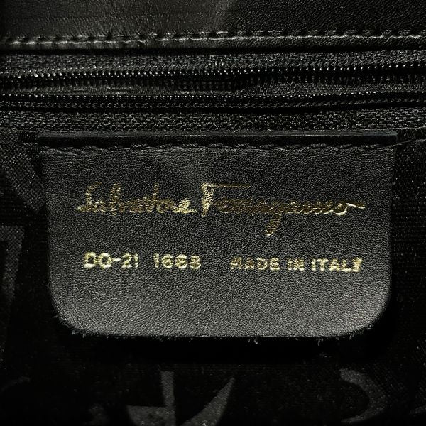 Salvatore Ferragamo(サルヴァトーレフェラガモ) ヒール金具 トップハンドル 2WAY DQ-21 1668 ハンドバッグ レザー レディース【中古B】20231216