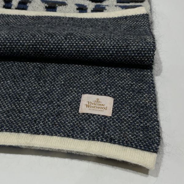 Vivienne Westwood 徽标针织围巾男女通用 [二手 B] 20231217