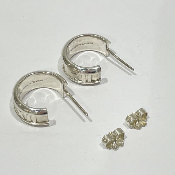 TIFFANY&amp;Co. Atlas Earrings Silver 925 Women's [Used AB] 20231104