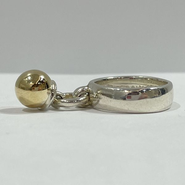 TIFFANY&amp;Co. Ball Dangle Door Knock Combination No. 7 Ring Silver 925/K18 Yellow Gold Women's [Used B] 20231222