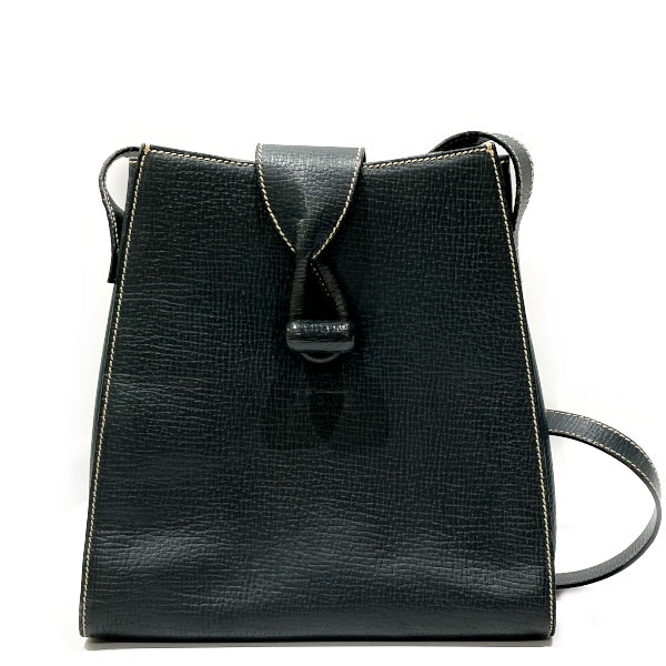 LOEWE Logo Turnlock Crossbody Vintage Shoulder Bag Leather Women's [Used B] 20231223