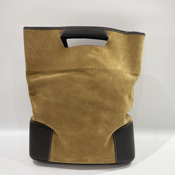 LOEWE Anagram Handle Vintage Handbag Suede/Leather Women's [Used B] 20231223