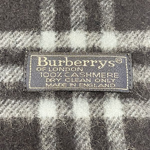 Burberrys Classic Check Fringe Scarf Cashmere Women's [Used B] 20240121
