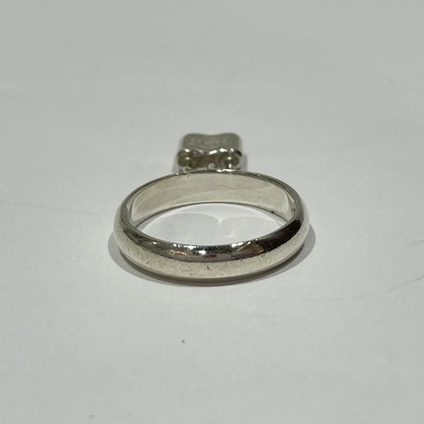 TIFFANY&amp;Co. 1837 Cadena Lock Charm No. 10 Ring Silver 925 Women's [Used B] 20240107
