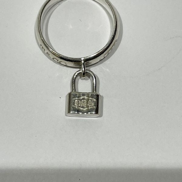 TIFFANY&amp;Co. 1837 Cadena Lock Charm No. 10 Ring Silver 925 Women's [Used B] 20240107