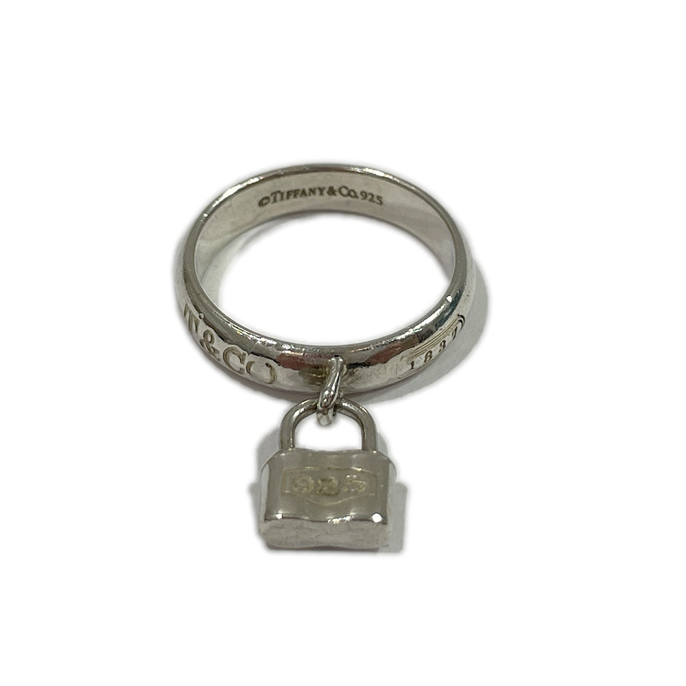 TIFFANY&amp;Co. 1837 Cadena Lock Charm No. 10 戒指 银色 925 女士 [二手 B] 20240107