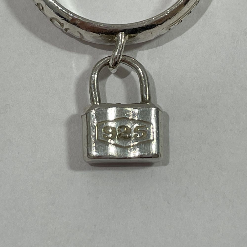 TIFFANY&amp;Co. 1837 Cadena Lock Charm No. 10 Ring Silver 925 Women's [Used B] 20240107