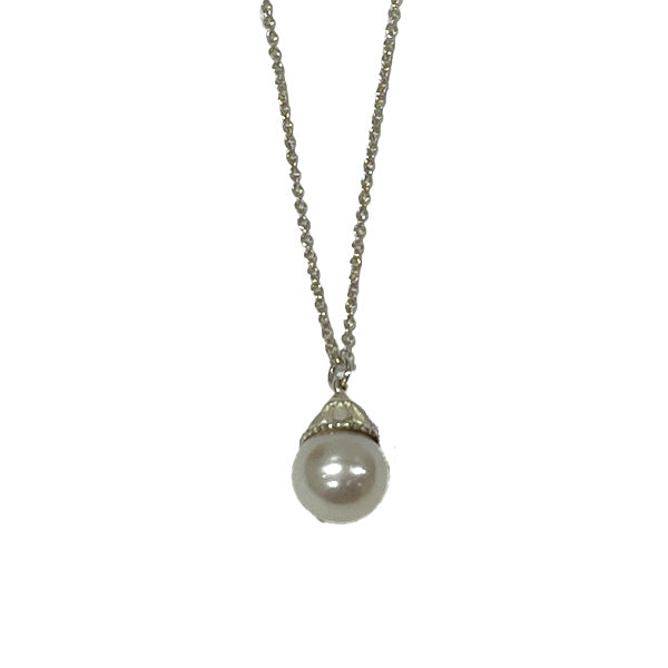TIFFANY&amp;Co. Ziegfeld 淡水珍珠约 8 毫米项链 银 925 女士 [二手 AB] 20240124