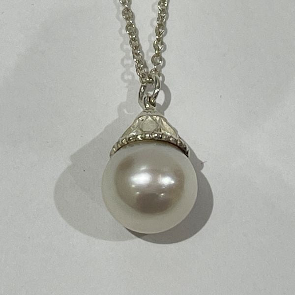 TIFFANY&amp;Co. Ziegfeld Fresh Water Pearl Approx. 8mm Necklace Silver 925 Women's [Used AB] 20240124
