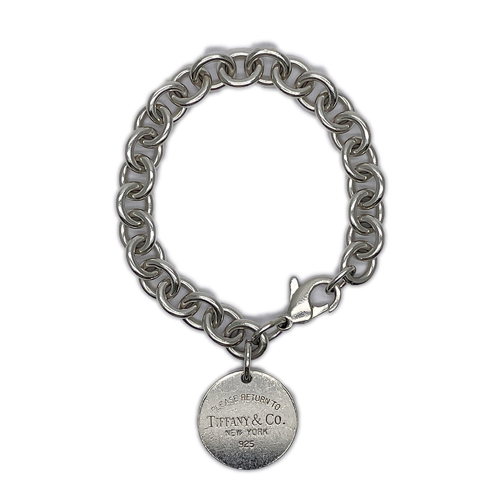 TIFFANY&amp;Co. Return Toe Tiffany Round Tag Bracelet Silver 925 Women's [Used B] 20240107
