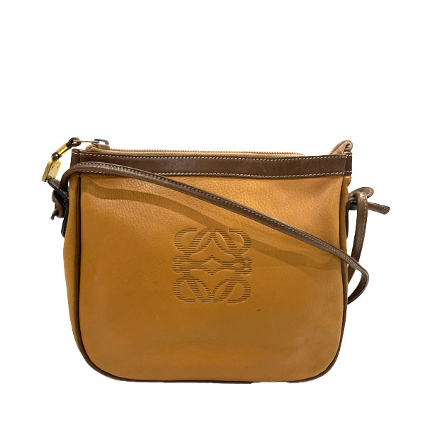 LOEWE Anagram String Crossbody Vintage Shoulder Bag Leather Women's [Used B] 20231223