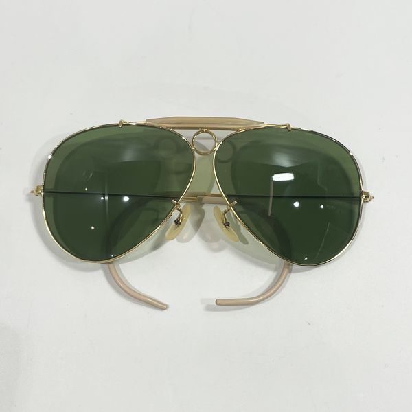 Ray-Ban(レイバン) サングラス SHOOTER B&L USA. BL砂打ち ヴィンテージ アビエイター プロフェッショナル メタル/ガラス ユニセックス【中古AB】20240107