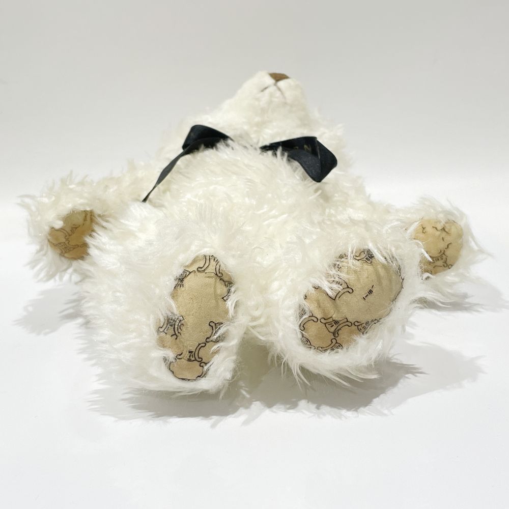 CELINE Teddy Bear Twins Approx. 22.5cm Nova Check Ribbon Vintage Bear 2 Piece Set Stuffed Toy Unisex [Used AB]